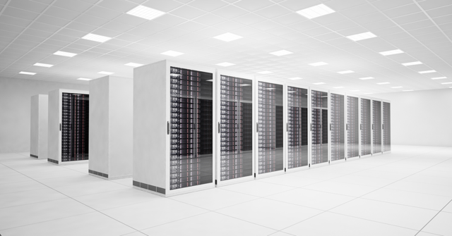 data centers with 4 rows of servers 1200x628 microsoft display