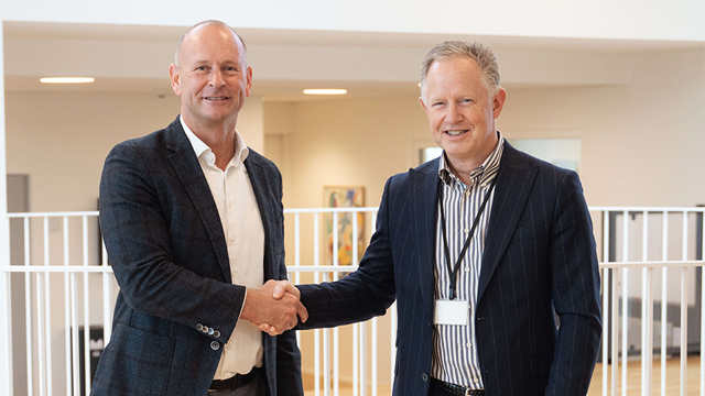 Søren Holm Jensen, CEO at CO-RO, and Lars Dithmer, President BU Food Systems