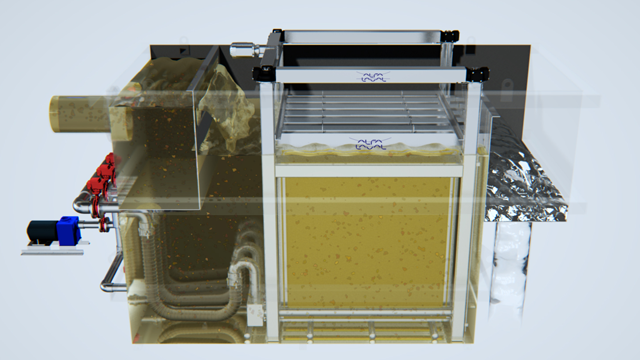 Alfa-Laval-AS-H-Iso-Disc-Cloth-Media-Filter 3D-with-water 640x360