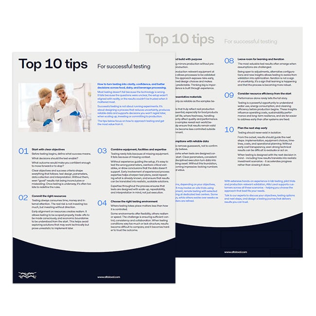 Top tips for testing - food and beverage.jpg