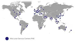 Alfa Lavals omfattende globale servicecentre