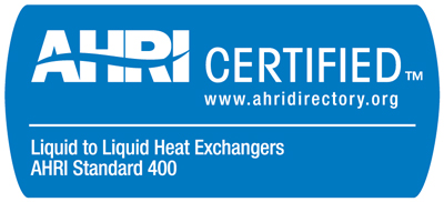 Détails sur la certification de performance indépendante AHRI pour échangeurs thermiques