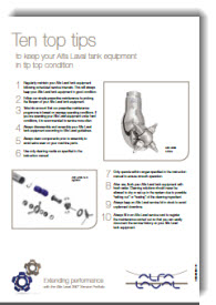 Ten top tips for tank equipment